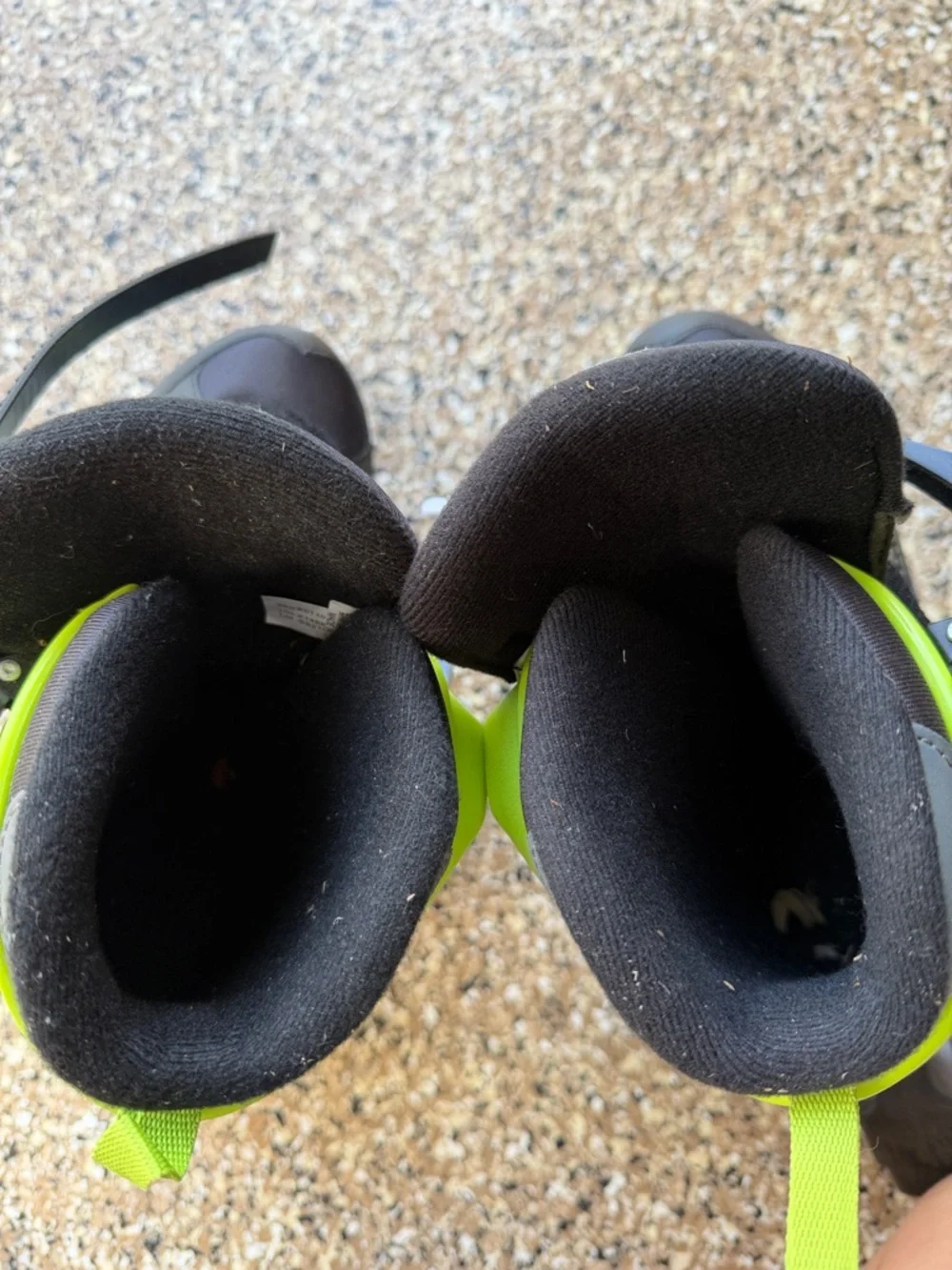 Youth Lime Green and Black Inline Skates - Picture 3 of 5